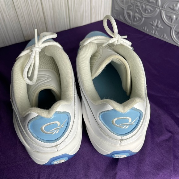 Size 10 - Reebok Question Patent Low Fluid Blue 2020 Iverson - Picture 5 of 7